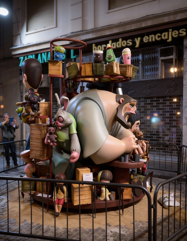 falla linterna especial infantil Carlos Borrás 