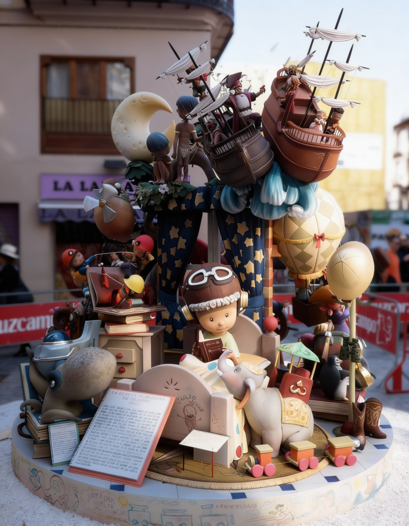falla plaza de la merced Carlos Borrás 